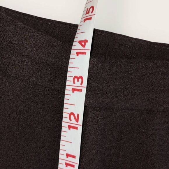 Ellen Tracy Womens Pants Sz 12 Wool Straight Leg Pleated Pockets Vtg Lagenlook - Picture 9 of 11